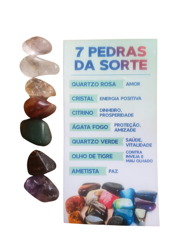 Kit de pedras dos 7 chakras - Imagem 2