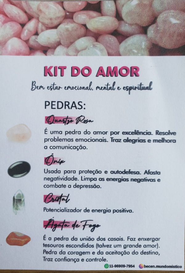 Kit de pedras para o amor - Imagem 2