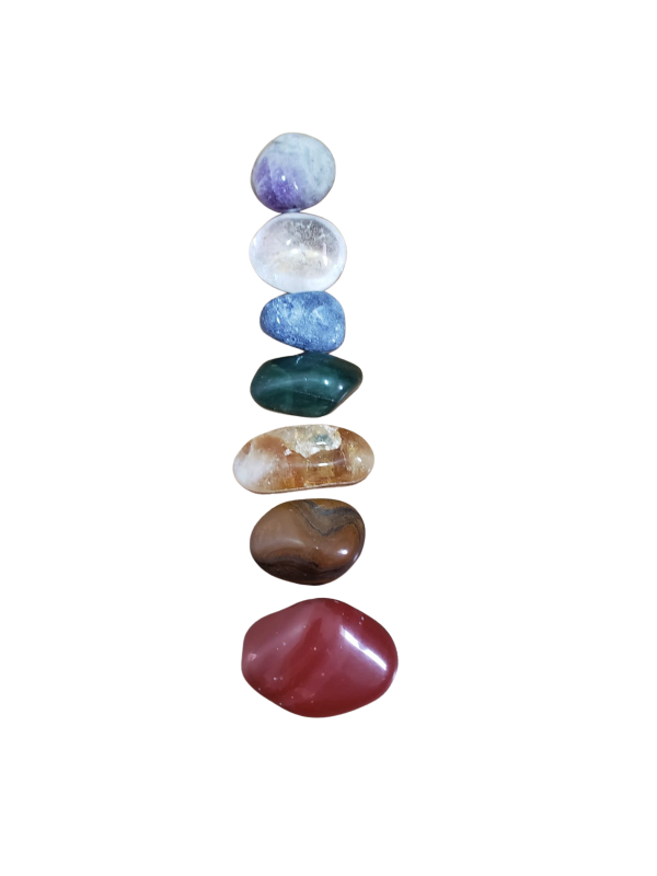 Kit de pedras dos 7 (sete) chakras
