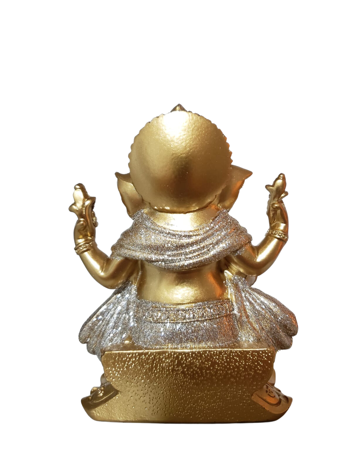 Estátua de Ganesha Dourado - Imagem 4